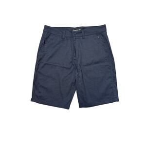 O'Neill Men's Shorts Dark Blue Light Check Pattern Size 33 Summer Beach Casual